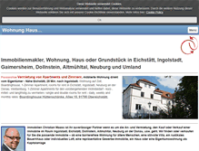 Tablet Screenshot of immobilien-maass.com